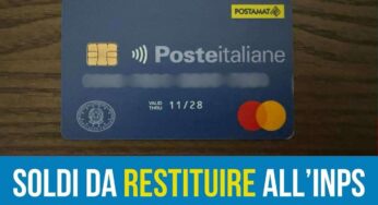 Panico carta spesa 500€: INPS chiederà a queste famiglie di restituire i soldi